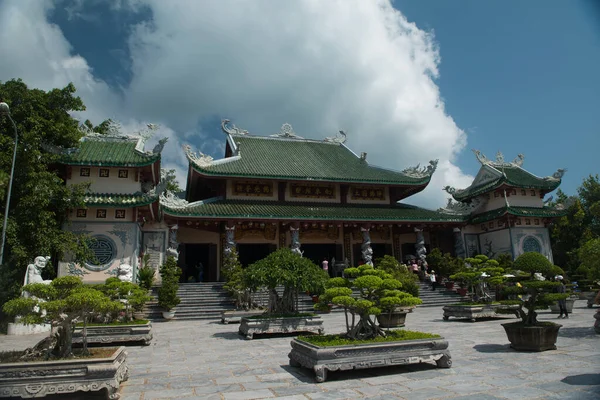 Nang Vietnam Linh Ung Pagoda Famous Tourist Religious Destination Romantic — Stock Photo, Image