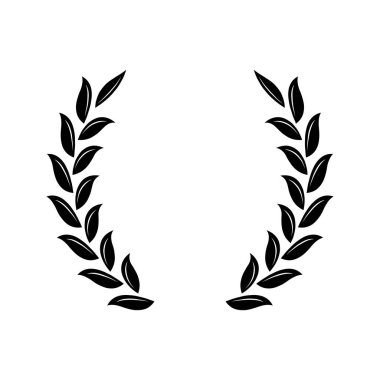 Siyah defne çelengi - kazanan bir sembolü. Buğday kulakları simgesi.