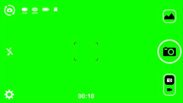 Caméra Smartphone Enregistreur Viseur avec écran vert 