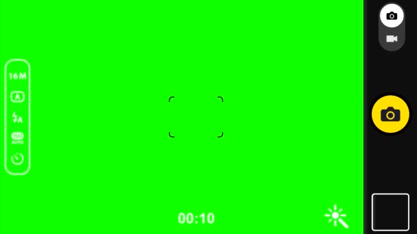 Caméra Smartphone Enregistreur Viseur avec écran vert 