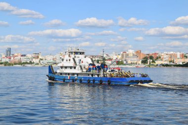 Samara 'daki Volga Nehri' ni çek