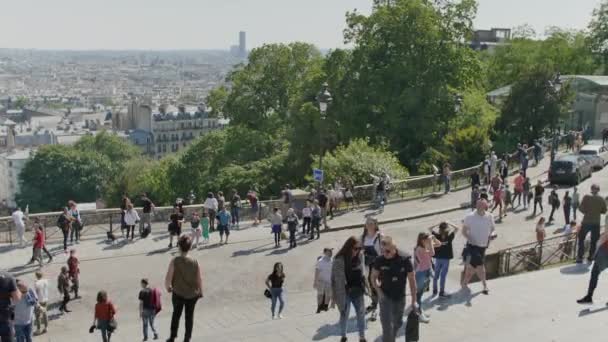 Святе Серце Парижа — стокове відео
