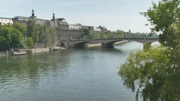 Pont Carrousel Paříži — Stock video
