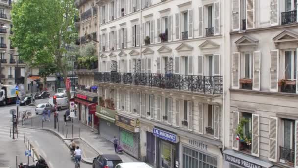 Paris Simart Sokağı — Stok video