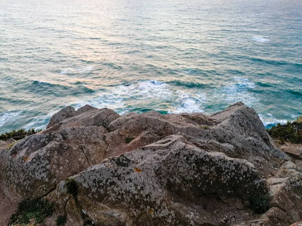 ロカ岬 ロカ岬 ロカ岬 ロカ岬 ポルトガル本土のシントラ山脈の最西端に位置する岬 — ストック写真