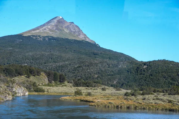 Ushuaia Cidade Fim Mundo Argentina Este Lugar Está Cheio Montanhas — Fotografia de Stock