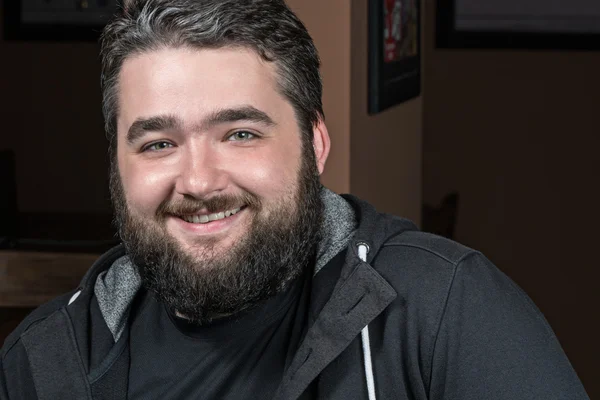 Portrait of a bearded man — Stock Photo, Image