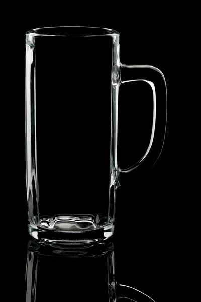 Sylwetka szkło białe piwo — Zdjęcie stockowe