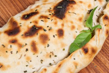 Lezzetli kızarmış cheburek portre