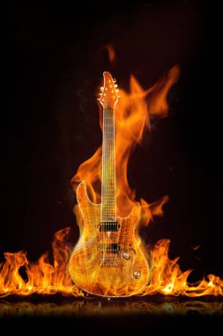 Yedi telli gitar yanıyor