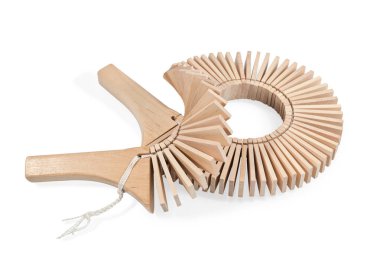 Ahşap ratchet izole