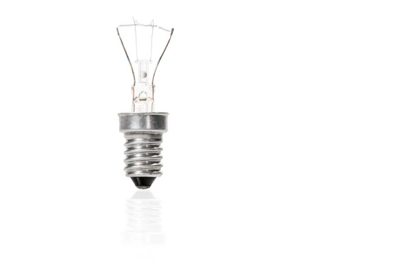 Tungsten light bulb without glass