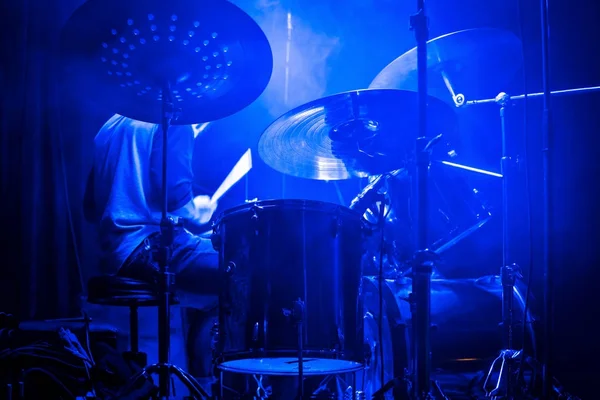 Drummer op het concert — Stockfoto