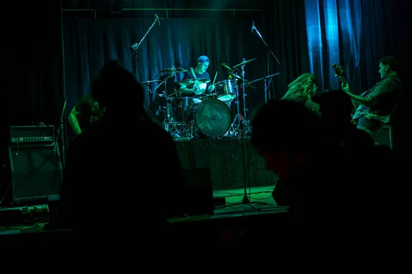 Concert rockband — Stockfoto