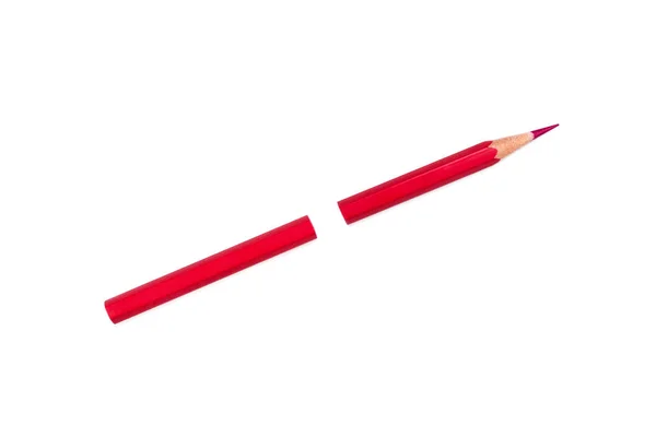 Two halves of one pencil — Stock Photo, Image