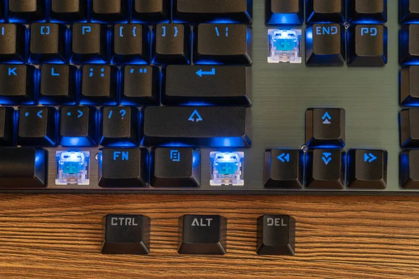 Keyboard shortcut Ctrl Alt Del — Stock Photo, Image