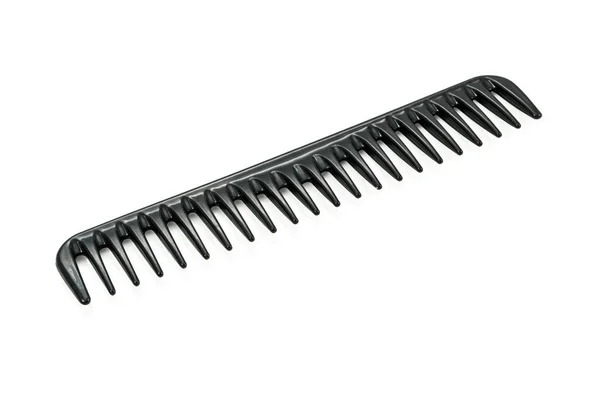 Plastic comb on white — Stock Photo, Image