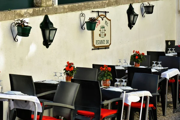 Sintra Portugal Octobre 2017 Vue Sur Rue Avec Magasins Restaurants — Photo