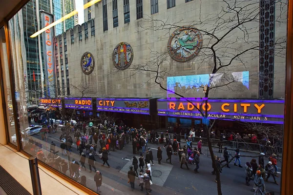 Manhattan Nueva York Noviembre 2019 Legendary Theater Radio City Music —  Fotos de Stock