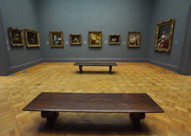 Manhattan, New York, Usa - 9 Aralık 2019. New York Metropolitan Sanat Müzesi 'nin odası - 