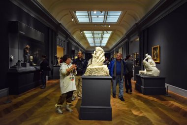 Manhattan, New York, Usa - 9 Aralık 2019. New York Metropolitan Sanat Müzesi - 