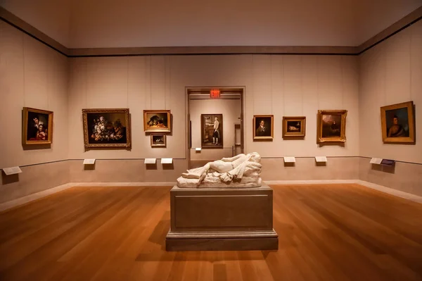 Manhattan Nova York Eua Dezembro 2019 Sala Metropolitan Museum Art — Fotografia de Stock