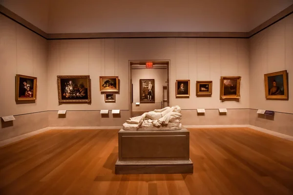 Manhattan, New York, Usa - 9 Aralık 2019. New York Metropolitan Sanat Müzesi 'nin odası - 