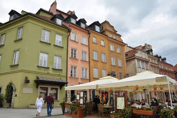 Warsaw Polonia Junio 2018 Hermoso Paisaje Urbano Casco Antiguo Stare — Foto de Stock