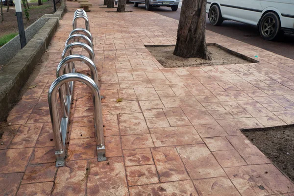Стоянка для велосипедов . — стоковое фото