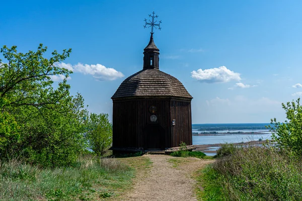 Vytachiv Ukraine Mai 2020 Alte Holzkirche Vytachiv Ukraine Mai 2020 — Stockfoto