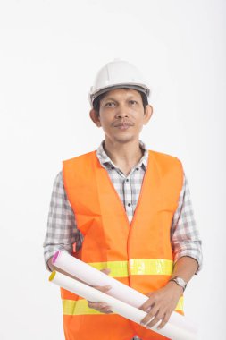 Asyalı erkek mühendis