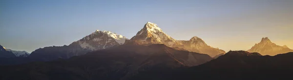 Cordillera Panorama por la mañana — Foto de Stock