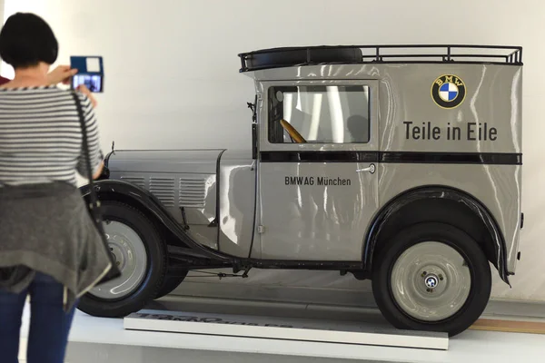 Das Bmw Museum München Bayern Zeigt Die Gesamte Geschichte Der — Stockfoto