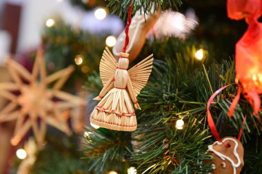 Bad Ischl 'deki Noel ağacı (Gmunden bölgesi, Yukarı Avusturya)