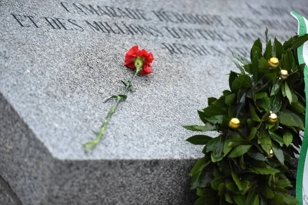 Koncentrationslägret Ebensee Var Flodslätt Koncentrationslägret Mauthausen Kommunen Ebensee Oberösterreich Fångarna — Stockfoto