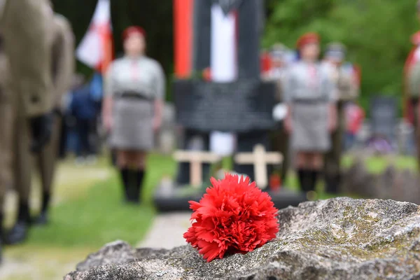 Het Concentratiekamp Ebensee Een Hoogvlakte Van Het Concentratiekamp Mauthausen Gemeente — Stockfoto