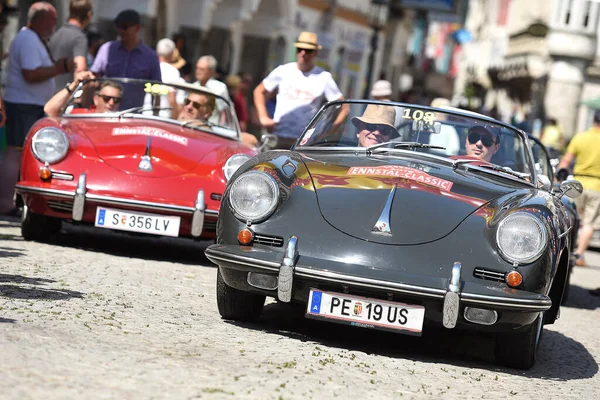 Ennstal Classic Uno Los Rallyes Coches Clásicos Más Conocidos Austria — Foto de Stock