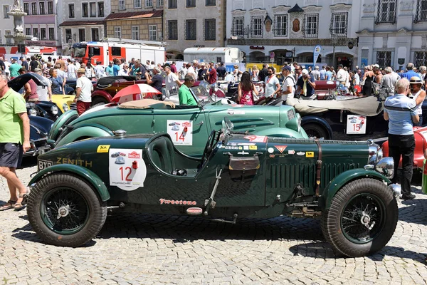 Die Ennstal Classic Ist Eine Der Bekanntesten Oldtimer Rallyes Österreich — Stockfoto