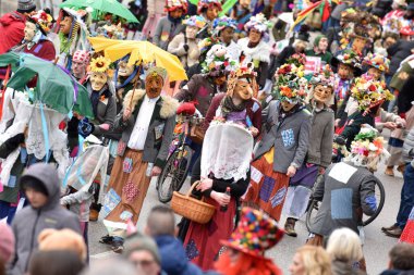 Salzkammergut Karnavalı - burada hala düzgün bir kutlama var (Gmunden bölgesi, Yukarı Avusturya) - Salzkammergut Karnavalı