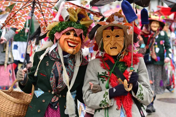 Καρναβάλι Στο Salzkammergut Εδώ Εξακολουθεί Είναι Μια Σωστή Γιορτή Gmunden — Φωτογραφία Αρχείου
