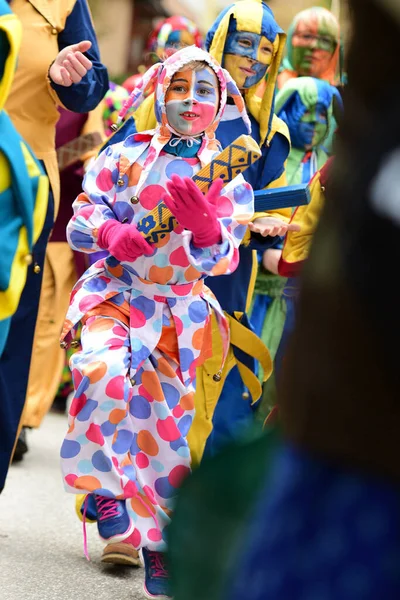 Carnaval Dans Salzkammergut Voici Encore Une Célébration Appropriée Quartier Gmunden — Photo