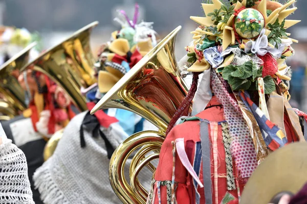 Carnaval Het Salzkammergut Hier Nog Steeds Een Echte Viering Gmunden — Stockfoto