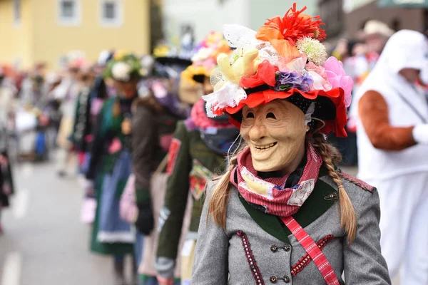 Karneval Salzkammergut Här Firas Fortfarande Riktig Fest Gmunden Oberösterreich Österrike — Stockfoto