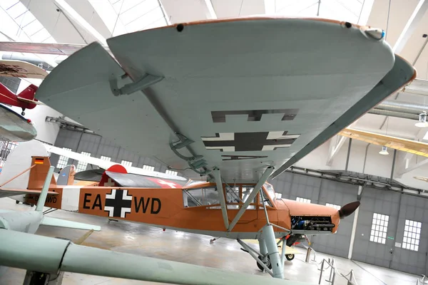 Flugwerft Schleiheim Naam Van Een Technisch Museum Het Buitenruimte Van — Stockfoto