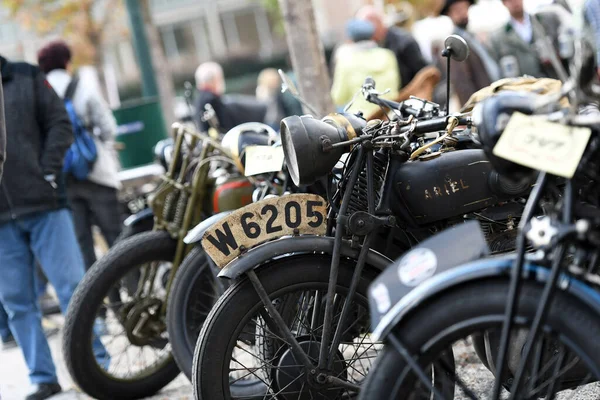 Las Motocicletas Viejas Son Indestructibles Austria — Foto de Stock