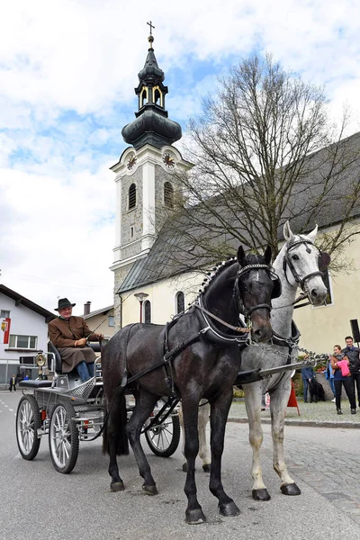 Georgi Ritt Ampflwang Georgiritt Naam Voor Pelgrimstochten Ter Ere Van — Stockfoto