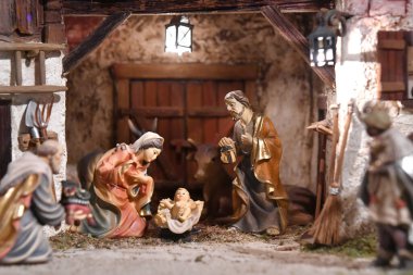 Bad Ischl 'de Noel beşiği (Gmunden bölgesi, Yukarı Avusturya)