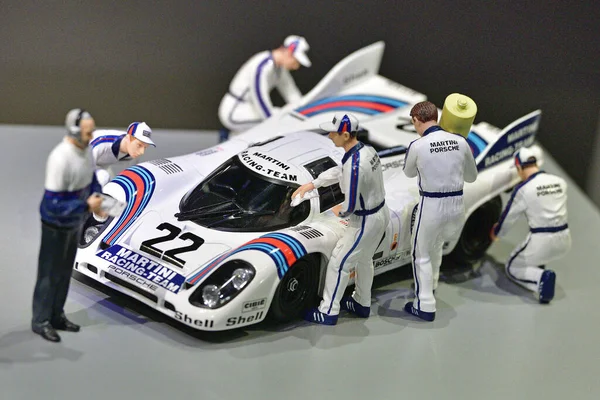 保时捷917 Porsche 917 帕丁岛保时捷博物馆 Traumwerk 的模型 — 图库照片