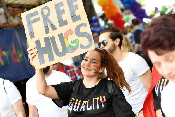 Průvod Čsd Mnichově Průvod Čsd Politická Demonstrace Pestrobarevný Průvod Který — Stock fotografie