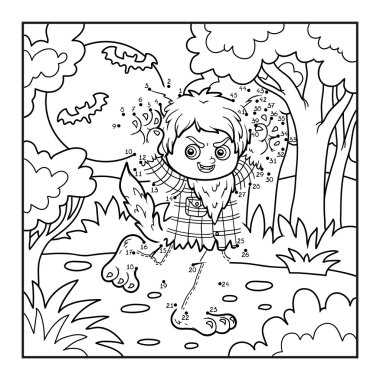 Çocuklar, kurt adam için numaraları oyun